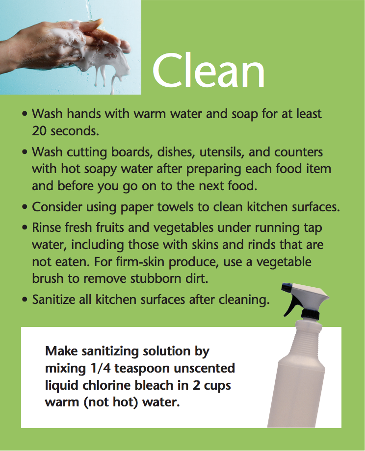 Hand Washing and Sanitization Flyer