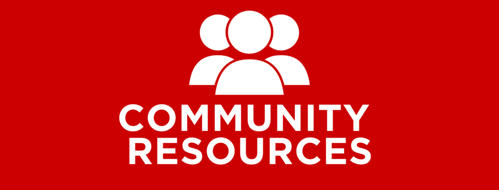 banner for community resources