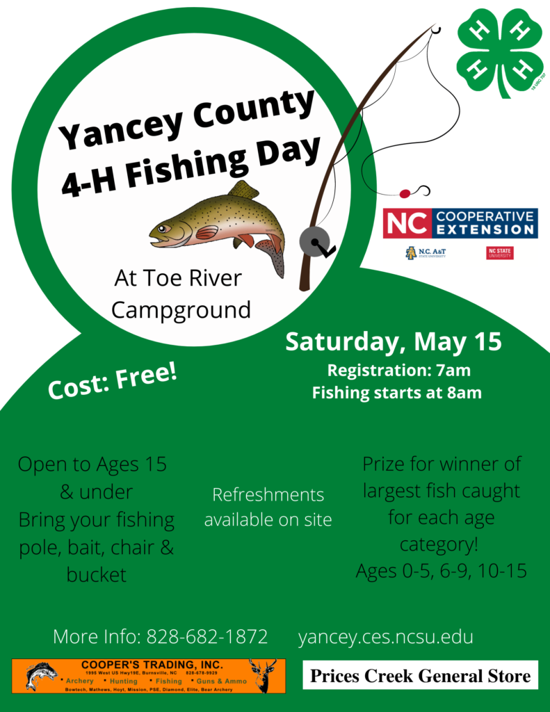 Yancey County 4-H Fishing Day | N.C. Cooperative Extension