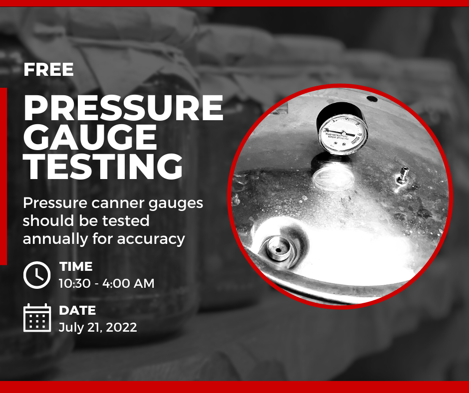 Time to Test Pressure Canner Gauges