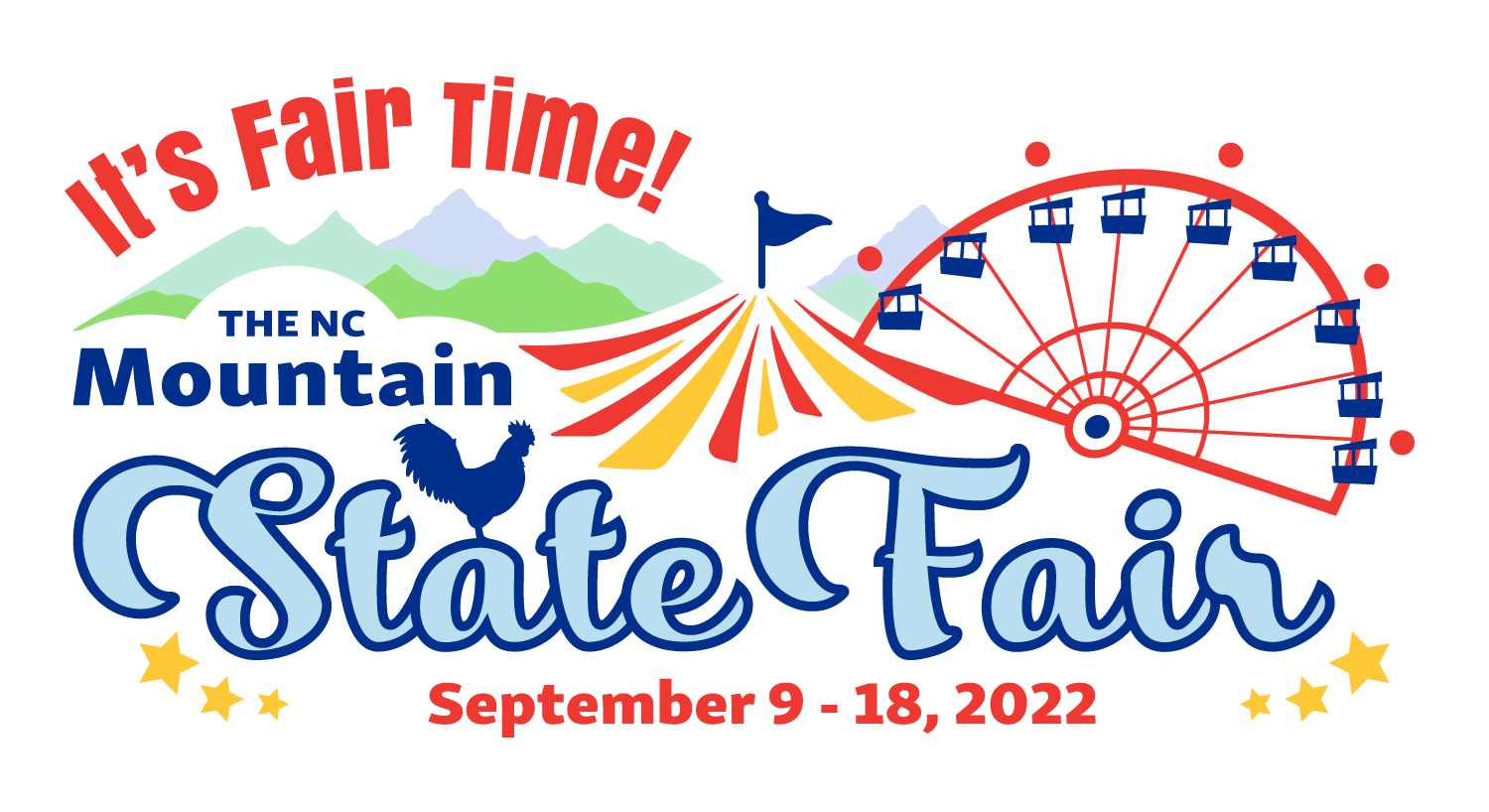 It's Fair time! The NC Mountain State Fair, September 9 – 18, 2022.
