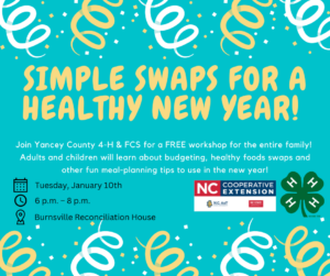 Cover photo for Simple Swaps for a Healthy New Year Workshop