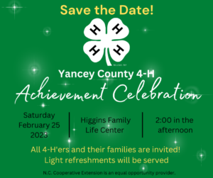Cover photo for Yancey County 4-H Achievement Celebration