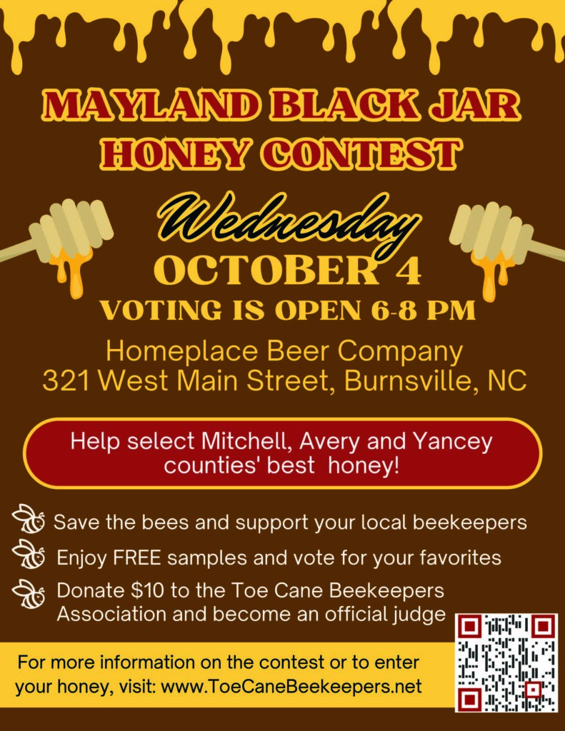 Mayland Black Jar Honey Contest