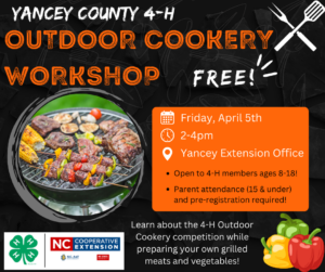Cover photo for 4-H Outdoor Cookery Workshop