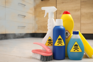 Unmarked Household Chemicals